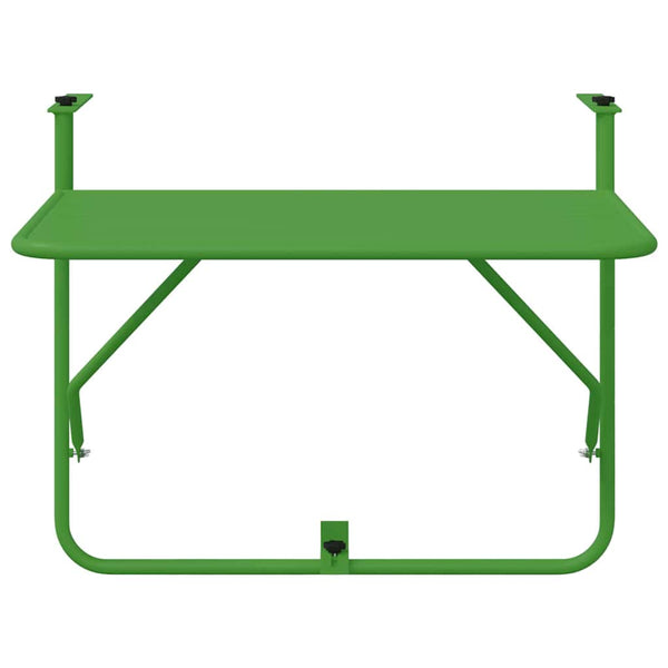 Hängender Balkontisch, Grün, 60cm