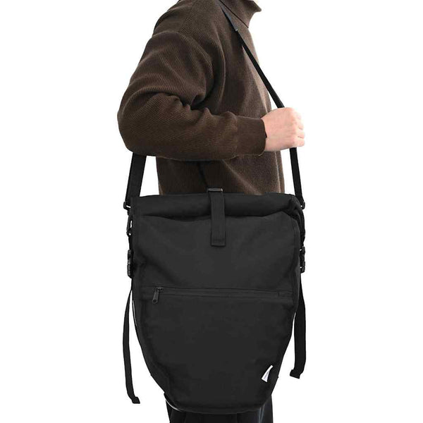 Fahrradtasche Schwarz Polyester 32,5x17x57cm