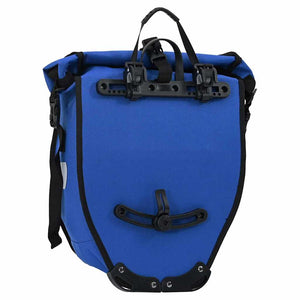 Blaue Fahrradtasche aus Polyester