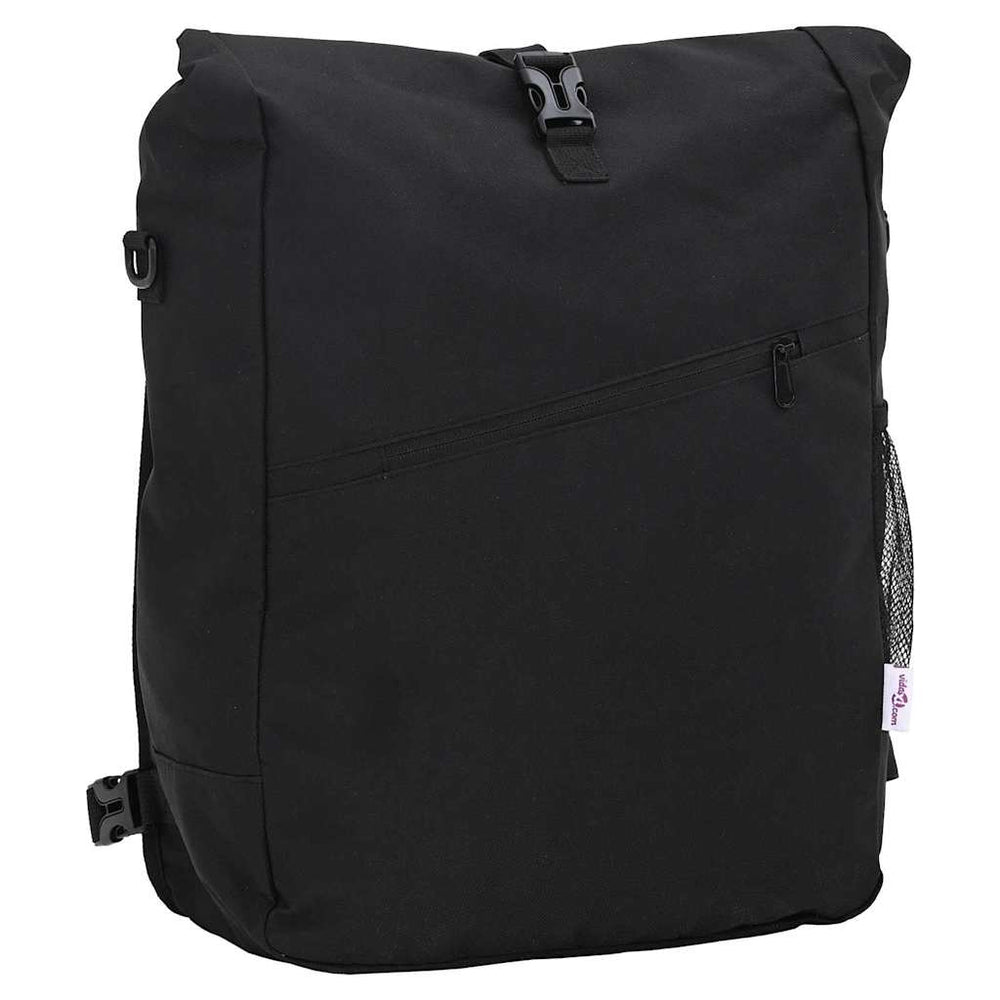 Fahrradtasche Schwarz Polyester 33x16x60cm