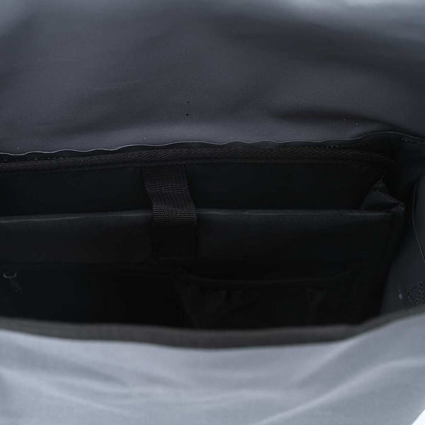 Graue Fahrradtasche aus Polyester, 33x16x60 cm