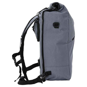 Graue Fahrradtasche aus Polyester, 33x16x60 cm