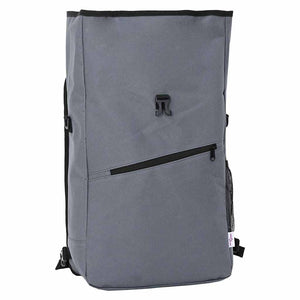 Graue Fahrradtasche aus Polyester, 33x16x60 cm