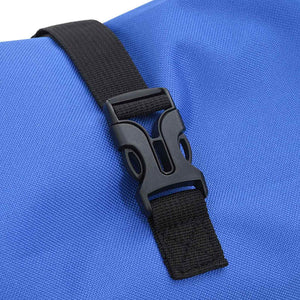 Blaue Fahrradtasche Polyester 33x16x60cm