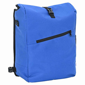 Blaue Fahrradtasche Polyester 33x16x60cm