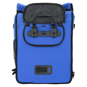 Blaue Fahrradtasche Polyester 33x16x60cm