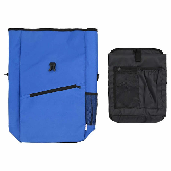 Blaue Fahrradtasche Polyester 33x16x60cm