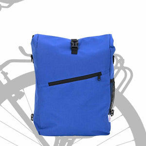 Blaue Fahrradtasche Polyester 33x16x60cm
