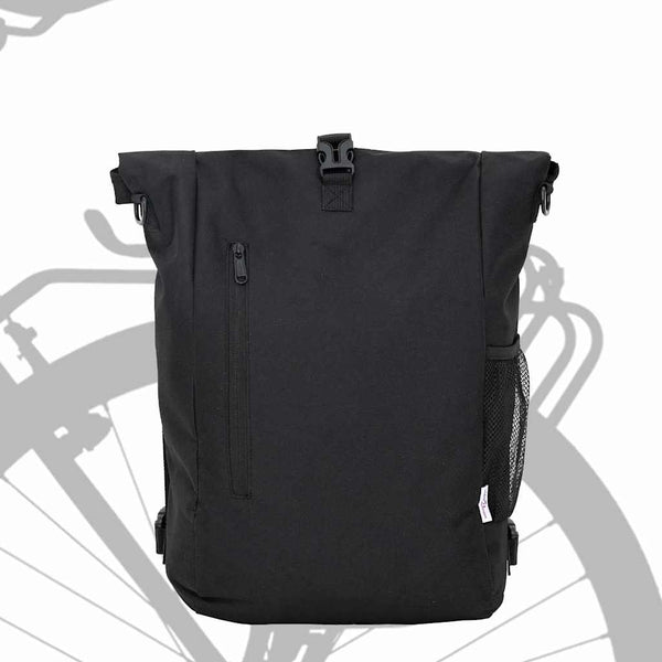 Fahrradtasche Schwarz Polyester 31x13x58cm
