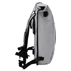 Graue Fahrradtasche aus Polyester, 31x13x58 cm