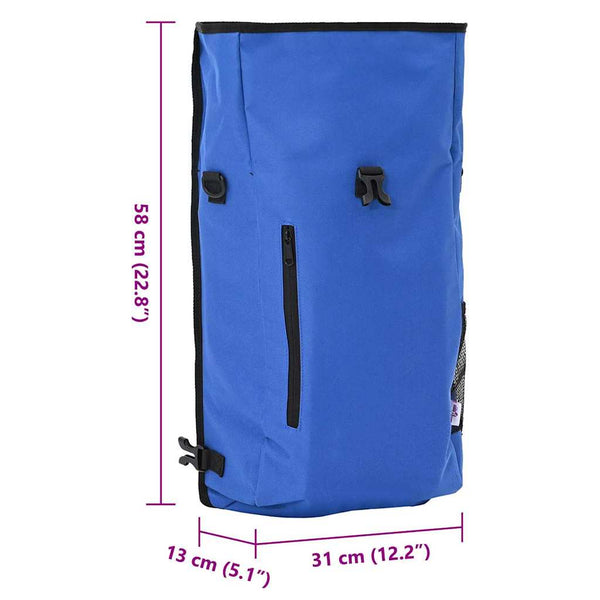 Fahrradtasche Blau Polyester 31x13x58cm
