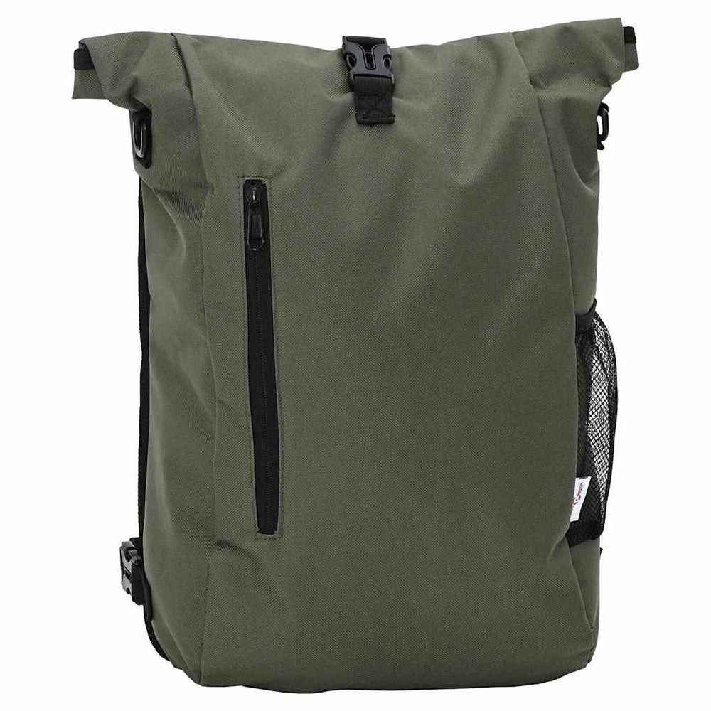Olive Fahrradtasche aus Polyester, 31x13x58 cm