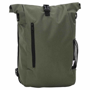 Olive Fahrradtasche aus Polyester, 31x13x58 cm