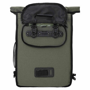 Olive Fahrradtasche aus Polyester, 31x13x58 cm