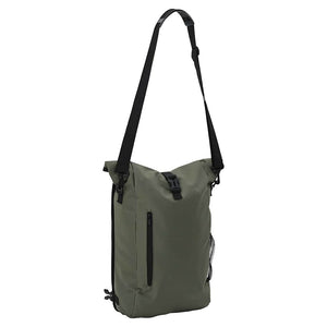 Olive Fahrradtasche aus Polyester, 31x13x58 cm
