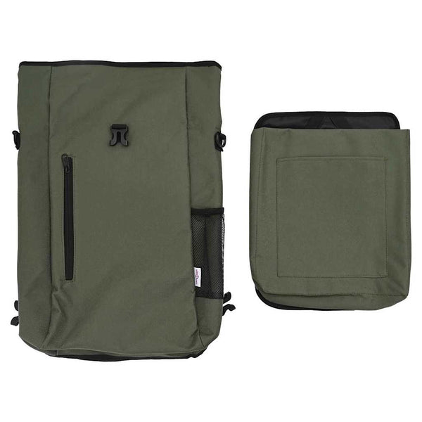 Olive Fahrradtasche aus Polyester, 31x13x58 cm