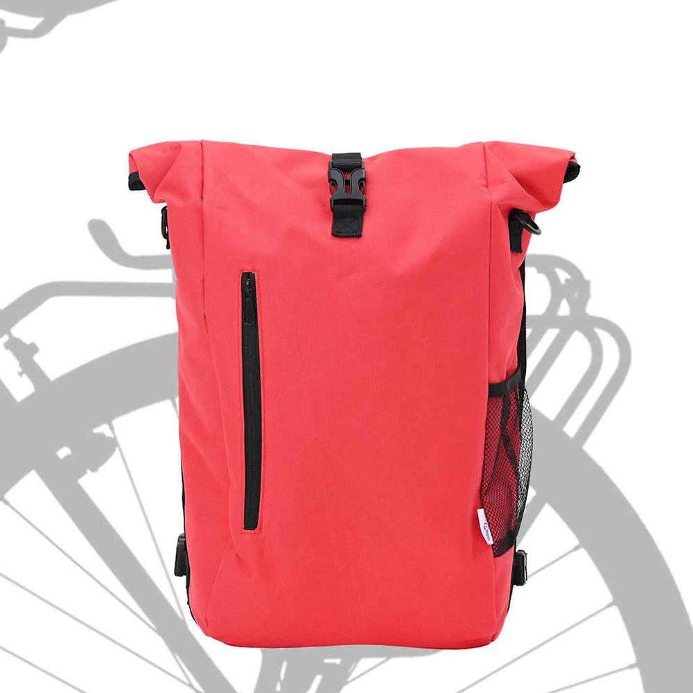 Fahrradtasche Rot, Wasserdicht