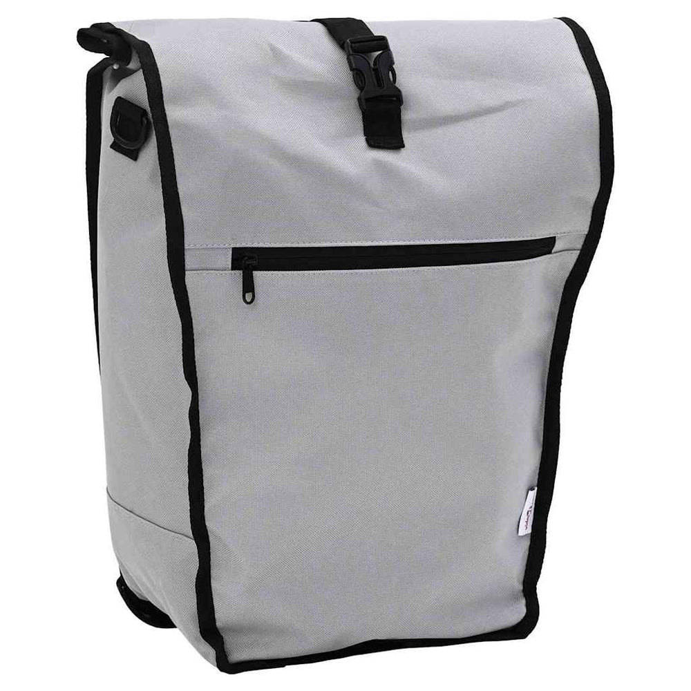Graue Fahrradtasche, 34x16x59 cm