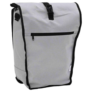 Graue Fahrradtasche, 34x16x59 cm