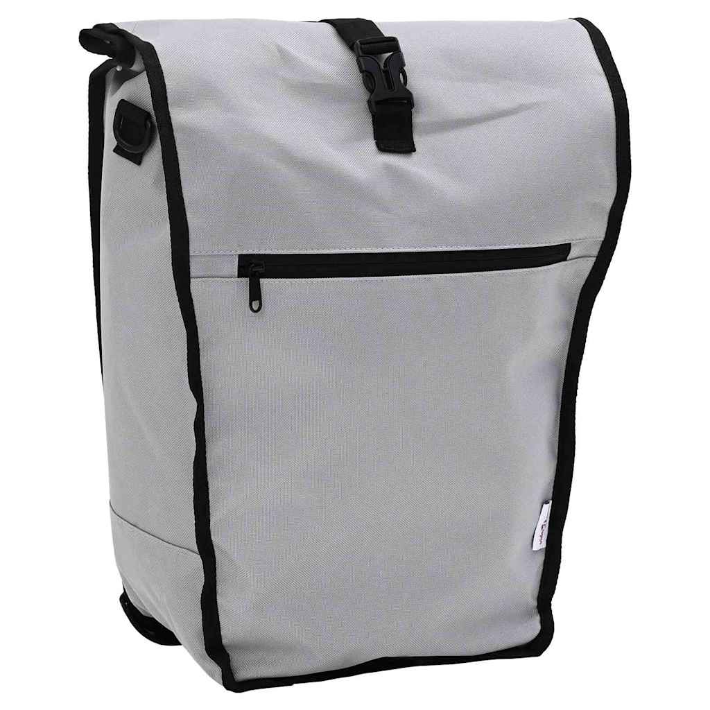 Graue Fahrradtasche, 34x16x59 cm