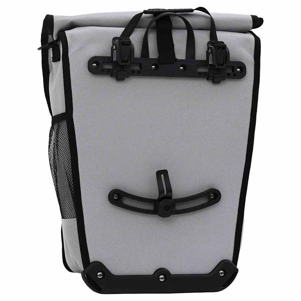 Graue Fahrradtasche, 34x16x59 cm