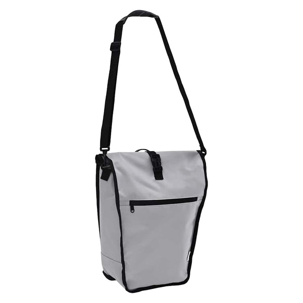 Graue Fahrradtasche, 34x16x59 cm