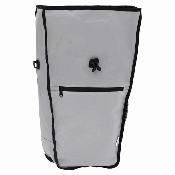 Graue Fahrradtasche, 34x16x59 cm