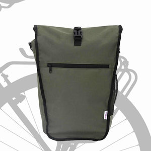 Fahrradtasche Oliv Polyester 34x16x59cm