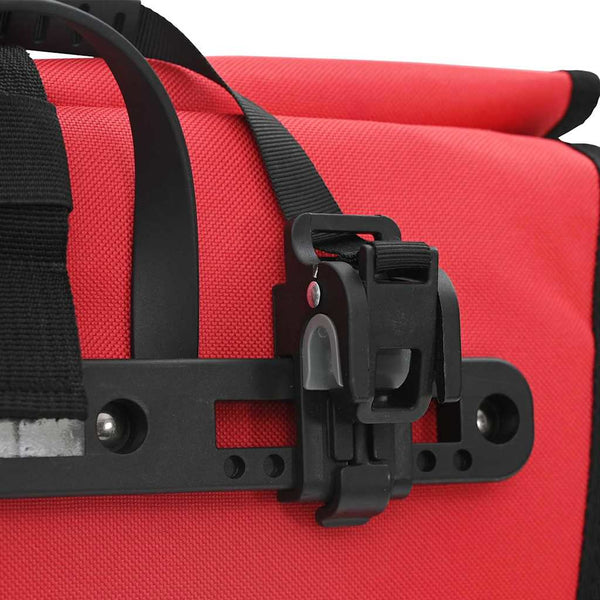 Fahrradtasche Rot, 34x16x59 cm