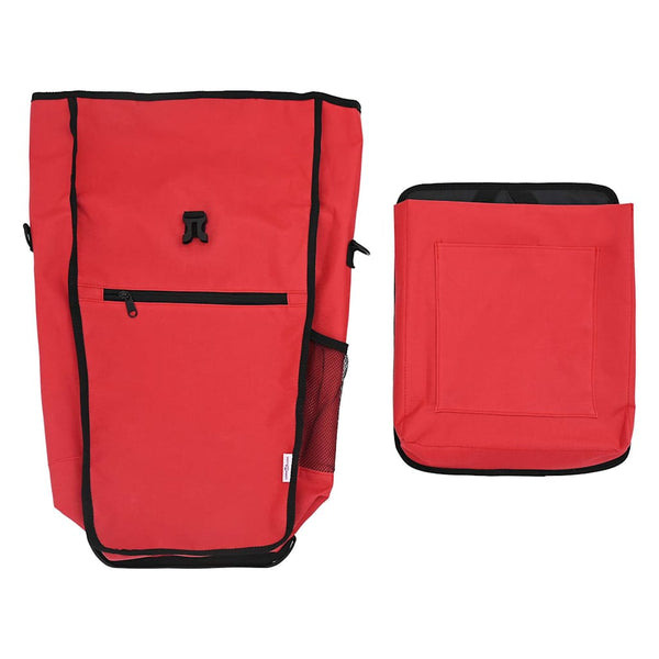 Fahrradtasche Rot, 34x16x59 cm