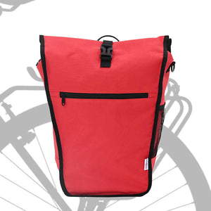 Fahrradtasche Rot, 34x16x59 cm