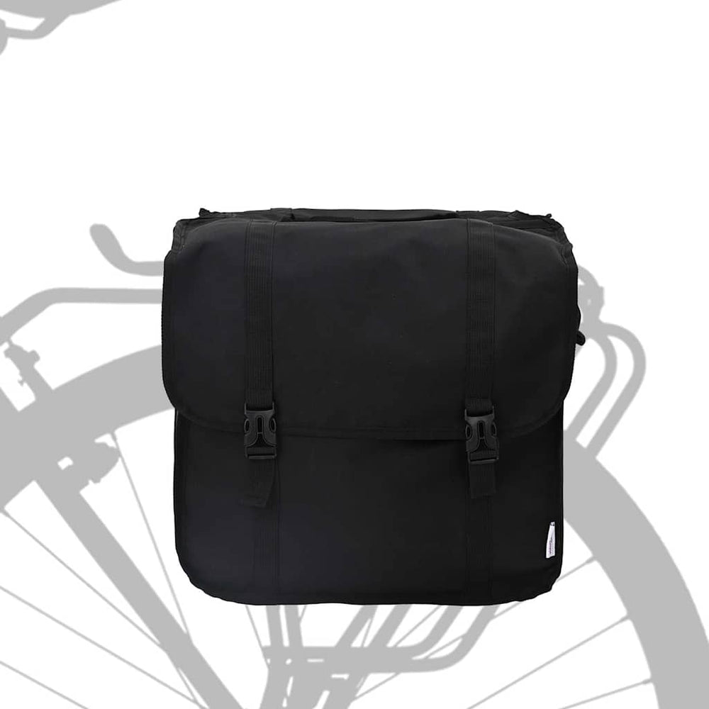 Fahrradtasche Schwarz Polyester 40x18,5x35 cm