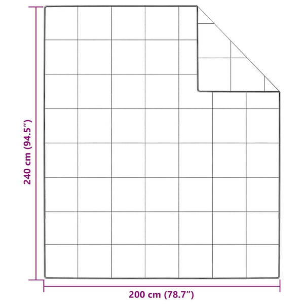 Winterbettdecke Weiß 200x240 cm Feder