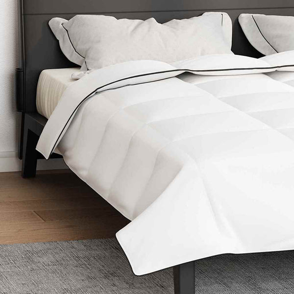 Winterbettdecke 240x260 cm Feder Weiß