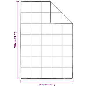 Feder Bettdecke Weiß 135x200 cm