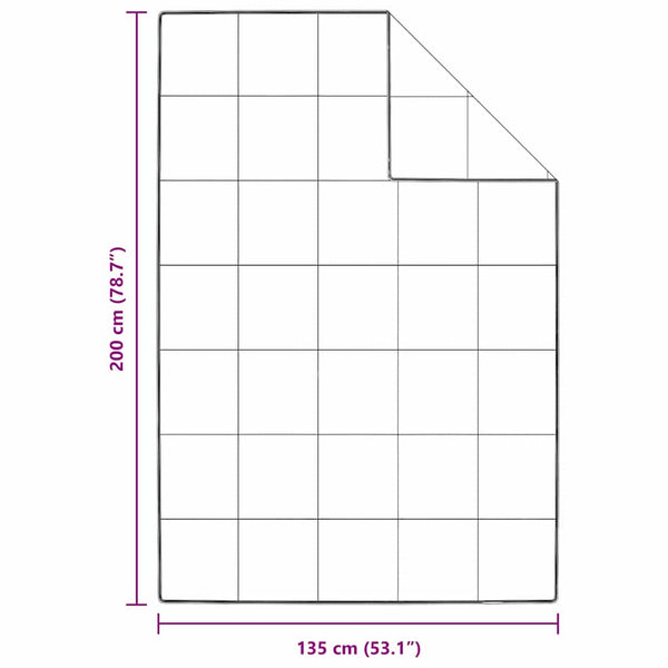 Feder Bettdecke Weiß 135x200 cm