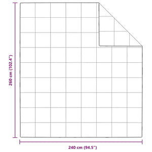 Feder Bettdecke Weiß 240x260 cm