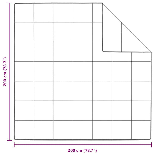 Winterbettdecke Weiß 200x200 cm Feder