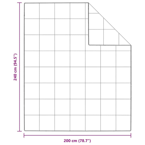 Winterbettdecke 240x200 cm Federfüllung Weiß