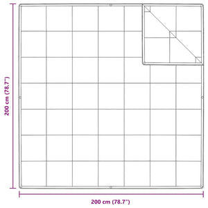 2-in-1 Feder Bettdecke 200x200 cm