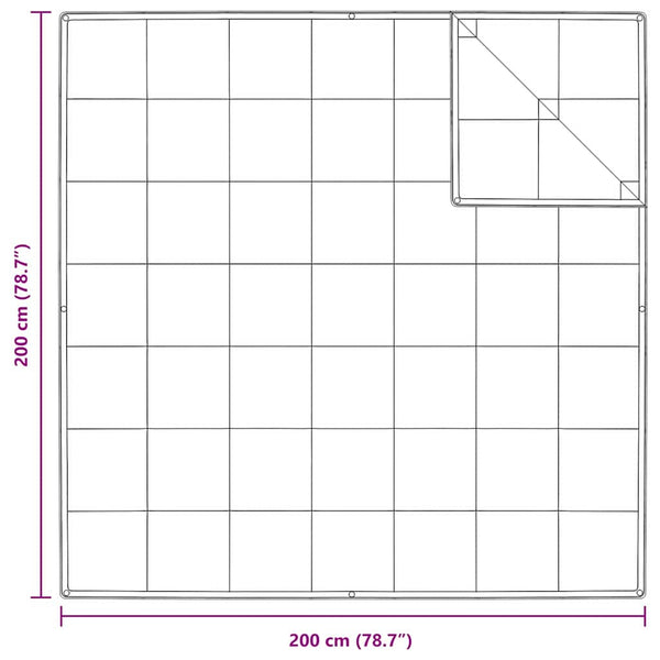 2-in-1 Feder Bettdecke 200x200 cm