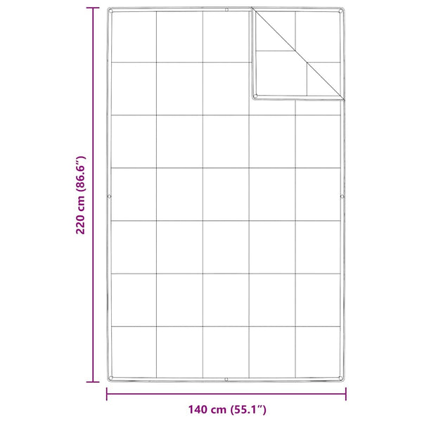 2-in-1 Feder Bettdecke 140x220 cm
