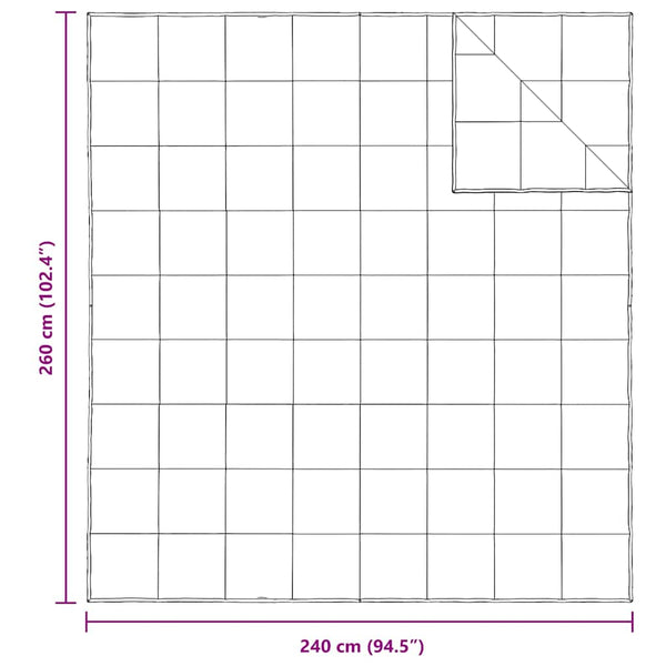 2-in-1 Federbettdecke 240x260 cm