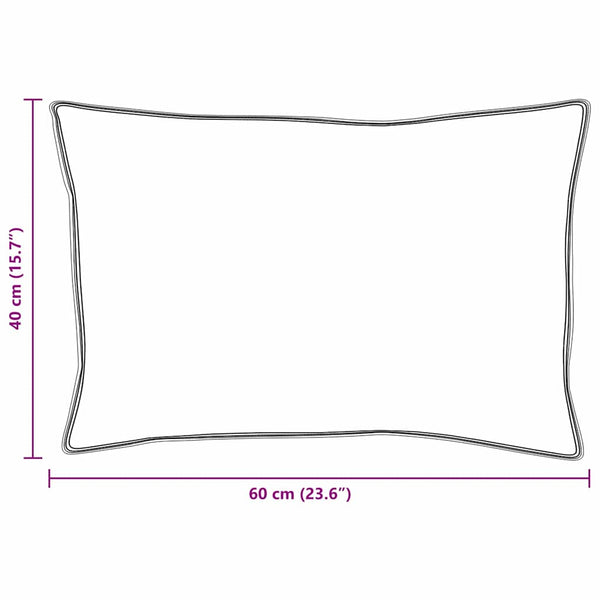 Feder Kopfkissen Weiß 40x60 cm