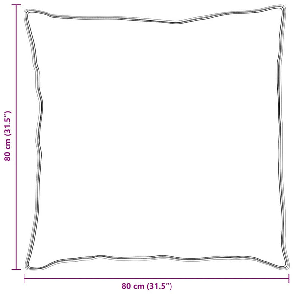 Feder Kopfkissen 80x80 cm Weiß