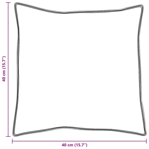 vidaXL Oreiller avec housse 2 pcs Blanc 40 x 40 cm Plumes