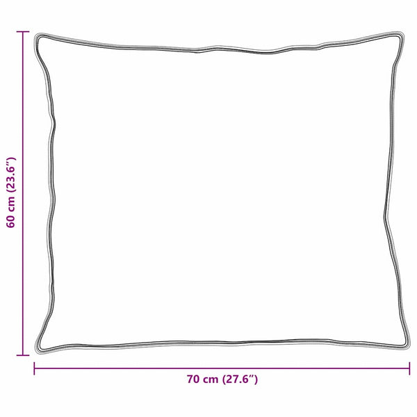 Feder Kopfkissen 2er-Set, 60x70 cm, Weiß