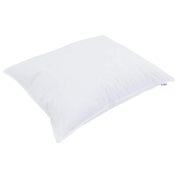 vidaXL Oreiller avec taie Blanc 50 x 70 cm Coton