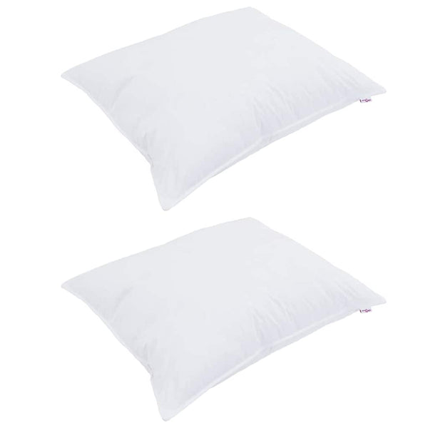 Kopfkissen 2er Set Weiß 50x70 cm
