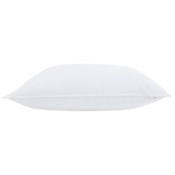 vidaXL Oreiller avec housse 2 pcs Blanc 60 x 80 cm Coton